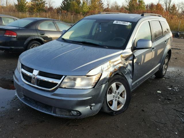 3D4PG5FV3AT115533 - 2010 DODGE JOURNEY SX BLUE photo 2