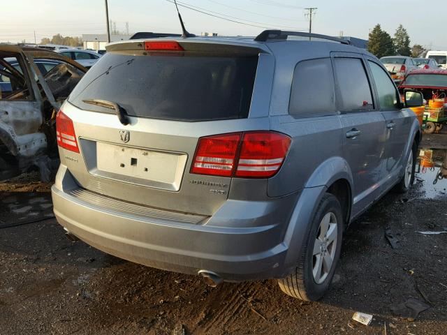 3D4PG5FV3AT115533 - 2010 DODGE JOURNEY SX BLUE photo 4