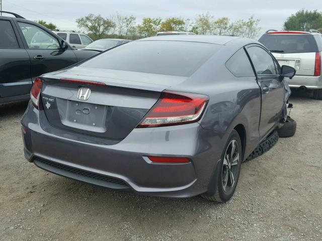 2HGFG3A80FH502024 - 2015 HONDA CIVIC EX GRAY photo 4