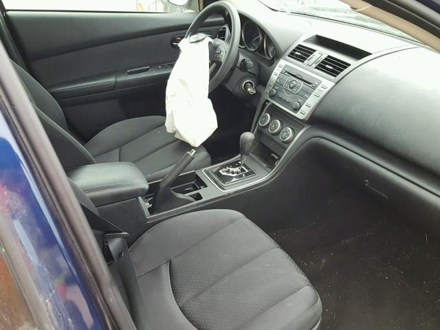 1YVHZ8BH6B5M12630 - 2011 MAZDA 6 BLUE photo 5