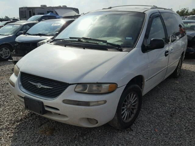 1C4GP64L6YB566553 - 2000 CHRYSLER TOWN & COU WHITE photo 2