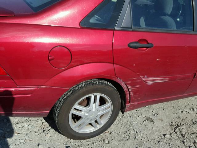 1FAFP34341W161323 - 2001 FORD FOCUS SE RED photo 9