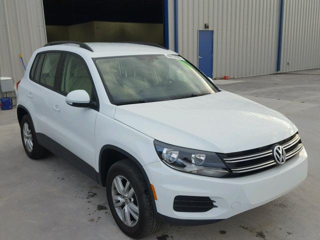 WVGAV7AX6GW561753 - 2016 VOLKSWAGEN TIGUAN S WHITE photo 1