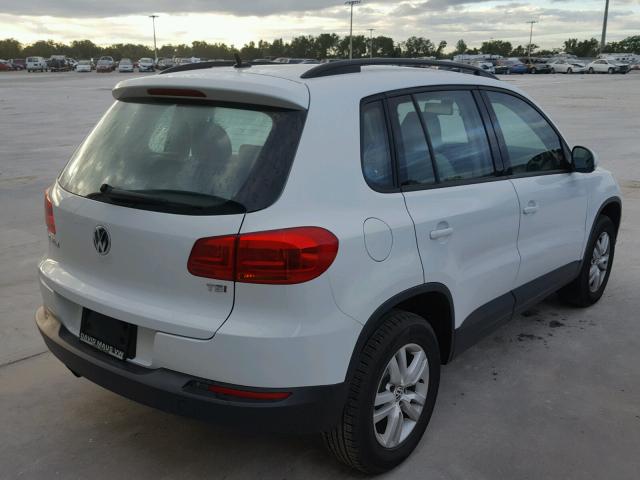 WVGAV7AX6GW561753 - 2016 VOLKSWAGEN TIGUAN S WHITE photo 4