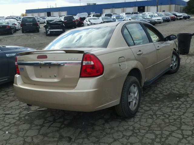 1G1ZT54835F218636 - 2005 CHEVROLET MALIBU LS TAN photo 4