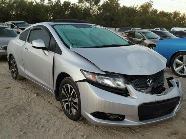 2HGFG3B00DH530136 - 2013 HONDA CIVIC EXL SILVER photo 1