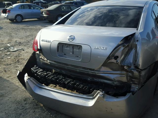 1N4BA41E24C827886 - 2004 NISSAN MAXIMA SE SILVER photo 9