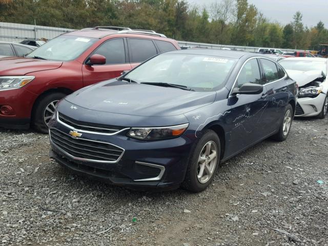 1G1ZB5ST2GF280364 - 2016 CHEVROLET MALIBU LS BLUE photo 2