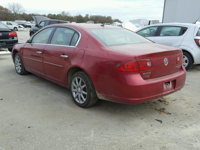 1G4HD57297U167810 - 2007 BUICK LUCERNE CX RED photo 3