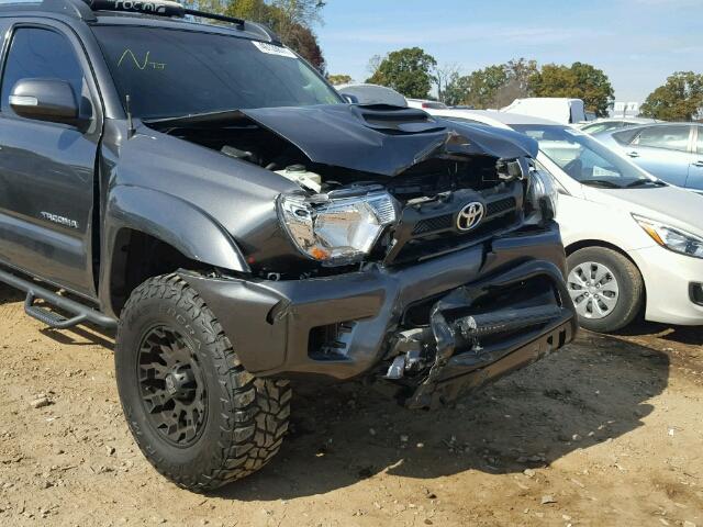 3TMJU4GN2DM147151 - 2013 TOYOTA TACOMA DOU CHARCOAL photo 9