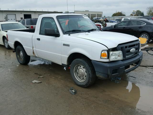 1FTYR10DX6PA80845 - 2006 FORD RANGER WHITE photo 1