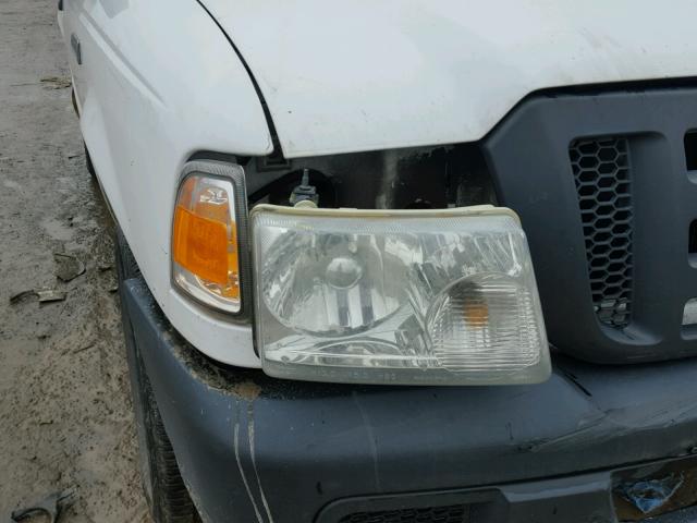 1FTYR10DX6PA80845 - 2006 FORD RANGER WHITE photo 9