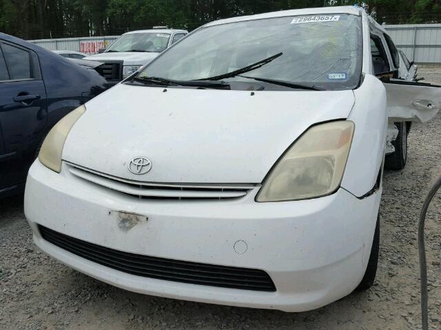 JTDKB22UX40009700 - 2004 TOYOTA PRIUS WHITE photo 2