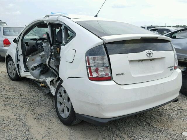 JTDKB22UX40009700 - 2004 TOYOTA PRIUS WHITE photo 3