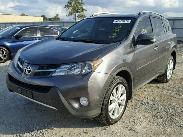 2T3YFREV1EW083645 - 2014 TOYOTA RAV4 LIMIT GRAY photo 2
