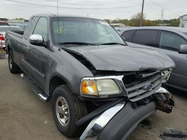 2FTRX17L32CA79538 - 2002 FORD F150 GRAY photo 1