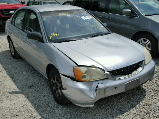 2HGES165X2H535975 - 2002 HONDA CIVIC SILVER photo 1