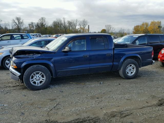 1D7HL48N23S103114 - 2003 DODGE DAKOTA QUA BLUE photo 9