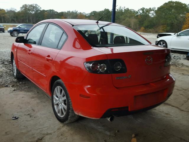 JM1BK32F471640254 - 2007 MAZDA 3 I RED photo 3