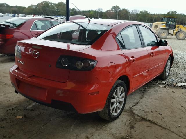 JM1BK32F471640254 - 2007 MAZDA 3 I RED photo 4