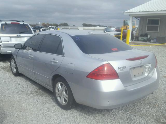 1HGCM56876A068733 - 2006 HONDA ACCORD SILVER photo 3