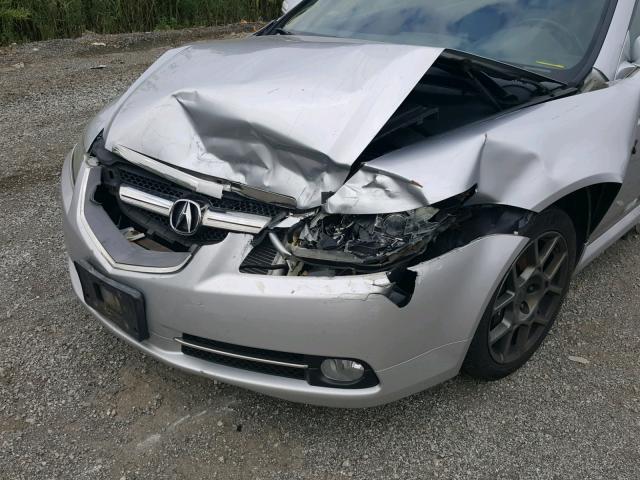 19UUA76518A025250 - 2008 ACURA TL TYPE S SILVER photo 9