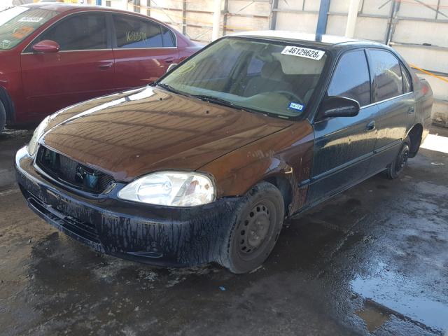 2HGEJ6617XH519608 - 1999 HONDA CIVIC BASE GREEN photo 2