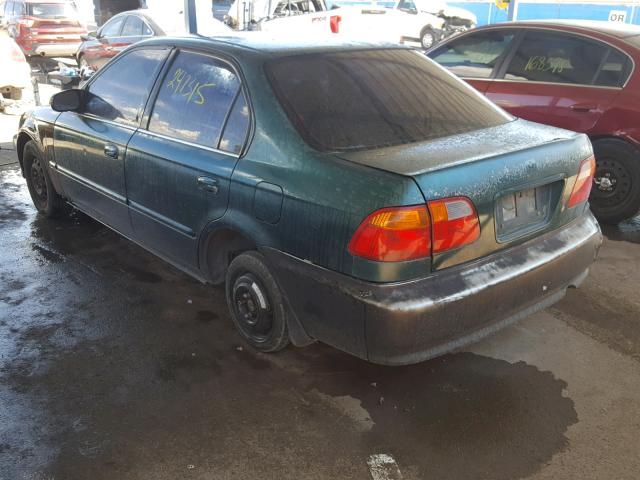 2HGEJ6617XH519608 - 1999 HONDA CIVIC BASE GREEN photo 3