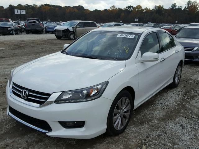 1HGCR3F82EA017810 - 2014 HONDA ACCORD EXL WHITE photo 2