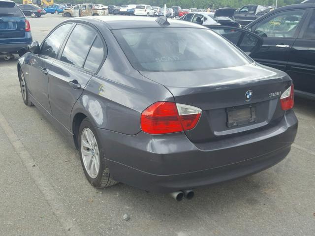 WBAVB17516NK40528 - 2006 BMW 325 I AUTO GRAY photo 3