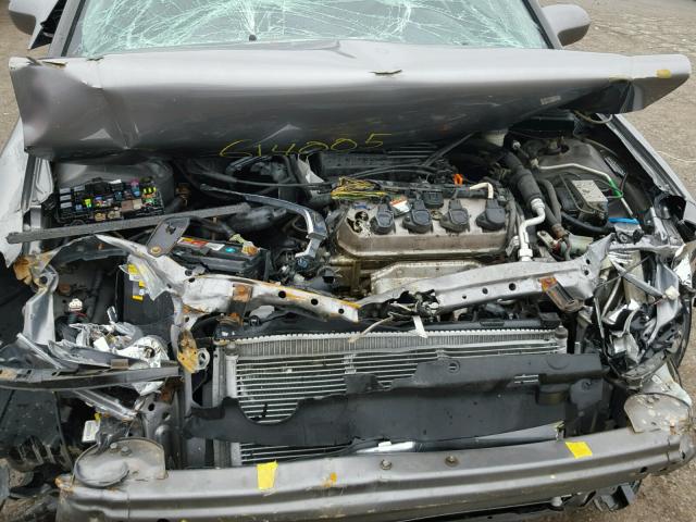 2HGES26745H614005 - 2005 HONDA CIVIC GRAY photo 7