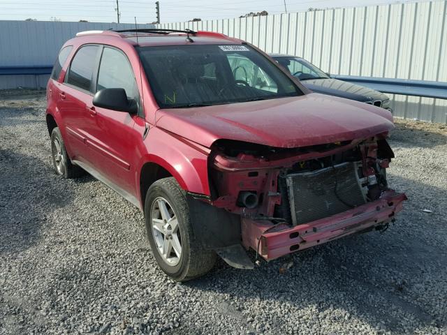 2CNDL63F356096700 - 2005 CHEVROLET EQUINOX LT MAROON photo 1