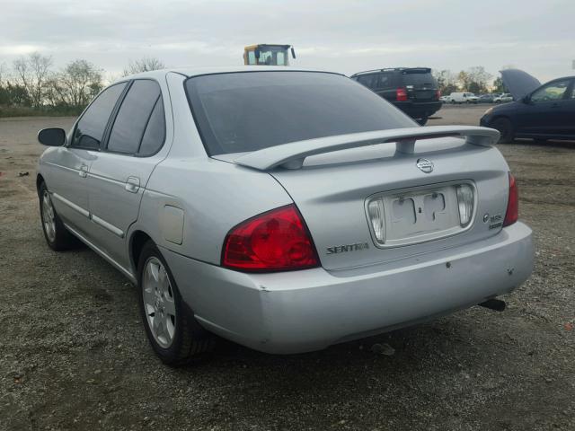 3N1CB51D55L564567 - 2005 NISSAN SENTRA 1.8 SILVER photo 3