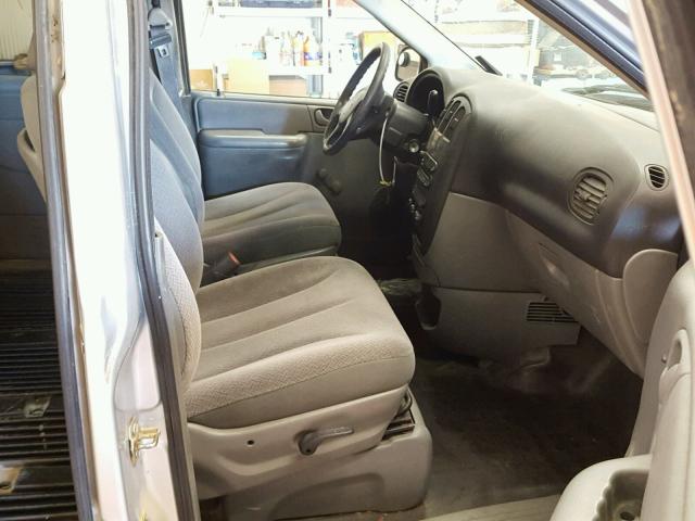 1D4GP21R77B126568 - 2007 DODGE CARAVAN C/ SILVER photo 5