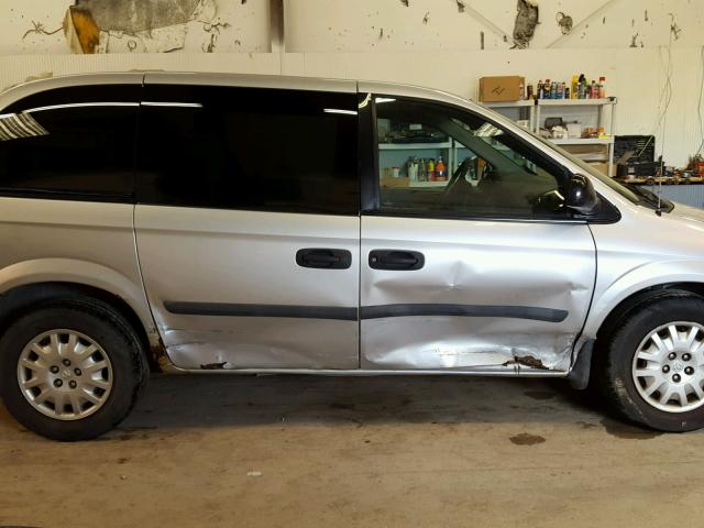 1D4GP21R77B126568 - 2007 DODGE CARAVAN C/ SILVER photo 9