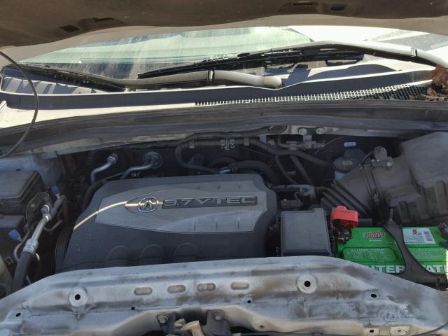 2HNYD28398H510477 - 2008 ACURA MDX TECHNO SILVER photo 7