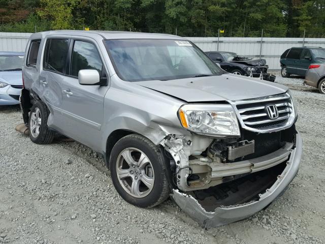 5FNYF4H76DB023588 - 2013 HONDA PILOT EXLN SILVER photo 1