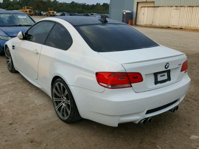 WBSWD93529PY43379 - 2009 BMW M3 WHITE photo 3