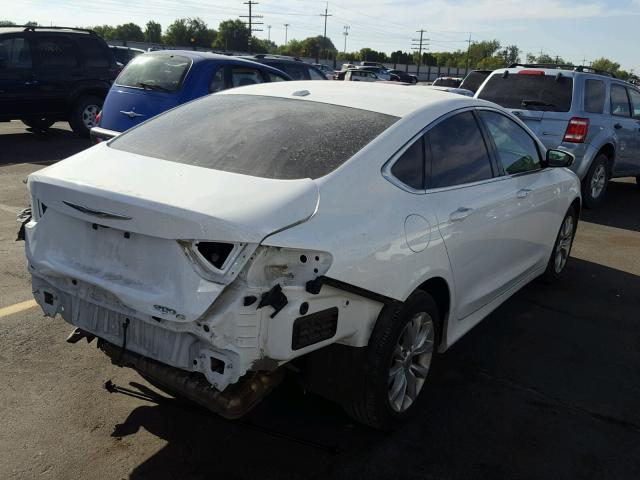 1C3CCCCB3FN548528 - 2015 CHRYSLER 200 C WHITE photo 4