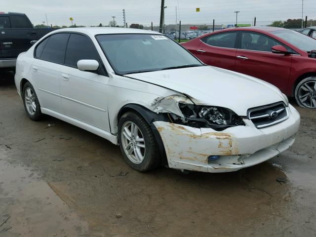 4S3BL616657204967 - 2005 SUBARU LEGACY 2.5 WHITE photo 1