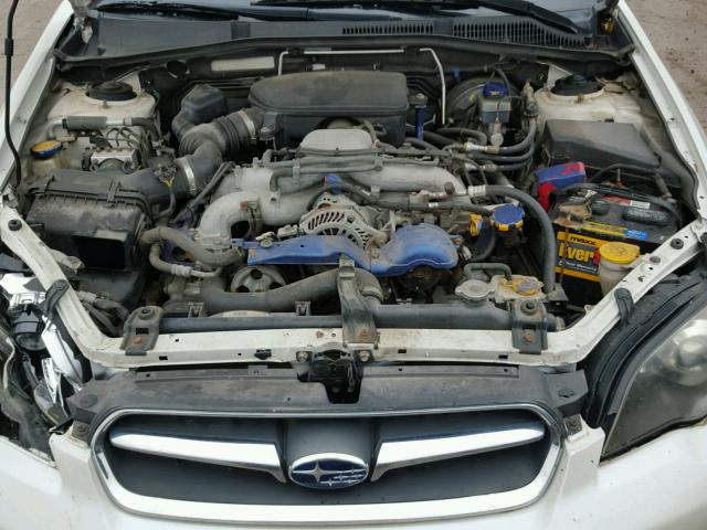 4S3BL616657204967 - 2005 SUBARU LEGACY 2.5 WHITE photo 7