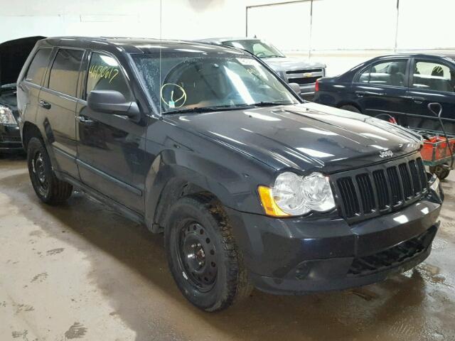 1J8GR48K68C240691 - 2008 JEEP GRAND CHER BLACK photo 1