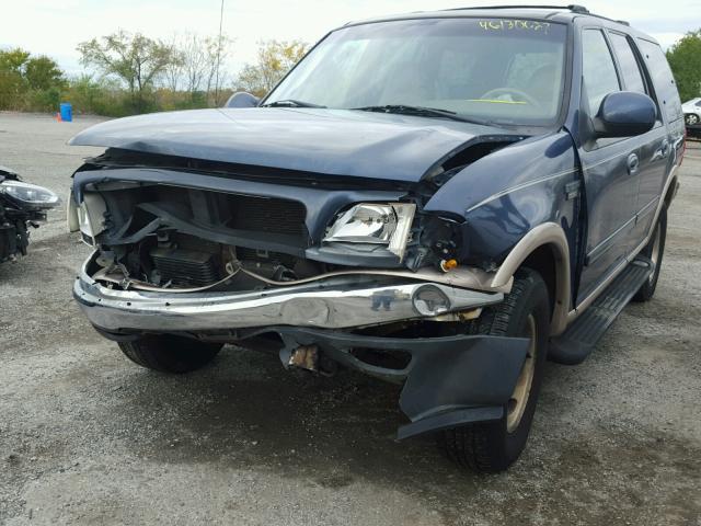 1FMPU18L6XLC05141 - 1999 FORD EXPEDITION BLUE photo 9