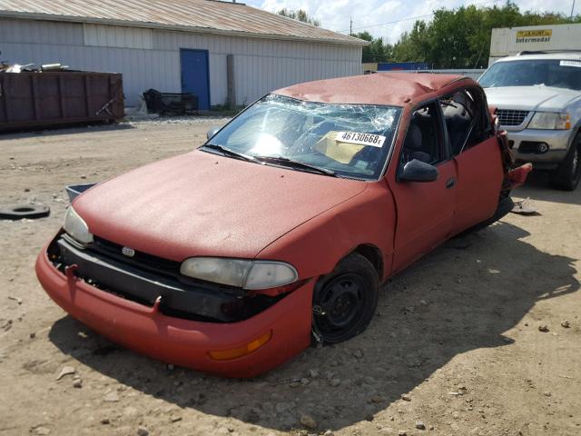 1Y1SK5367PZ024264 - 1993 GEO PRIZM BASE 红色 照片 2