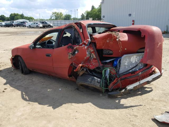 1Y1SK5367PZ024264 - 1993 GEO PRIZM BASE 红色 照片 3