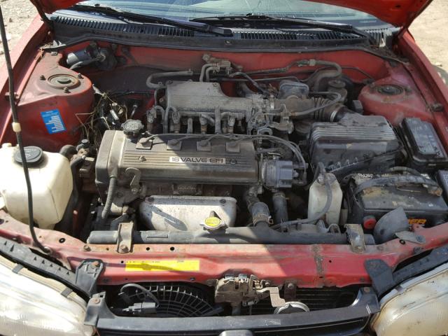 1Y1SK5367PZ024264 - 1993 GEO PRIZM BASE 红色 照片 7