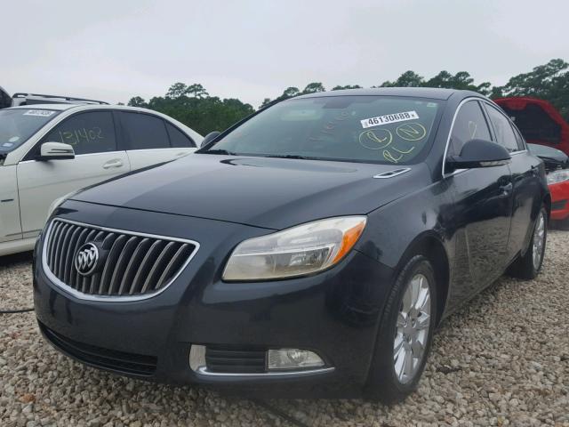 2G4GS5ERXD9157989 - 2013 BUICK REGAL PREM BLACK photo 2