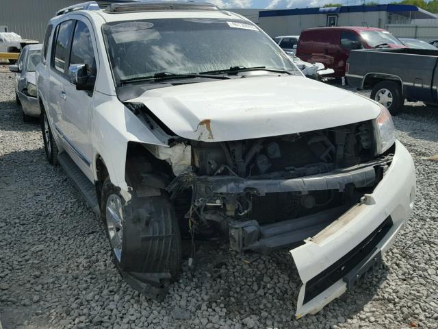 5N1BA0ND0AN604990 - 2010 NISSAN ARMADA SE WHITE photo 1