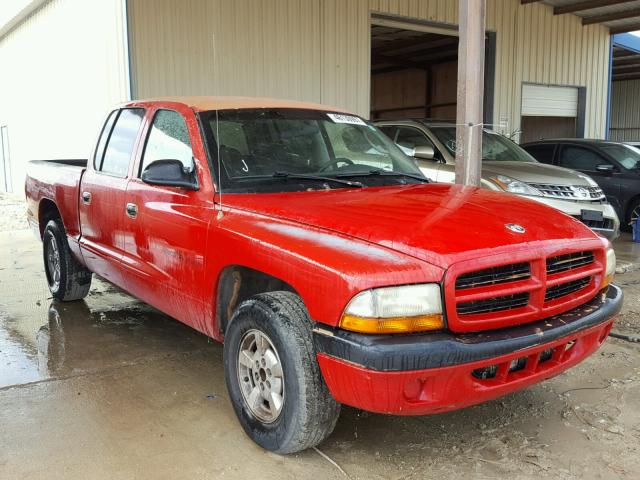 1B7HL38X62S542160 - 2002 DODGE DAKOTA QUA RED photo 1