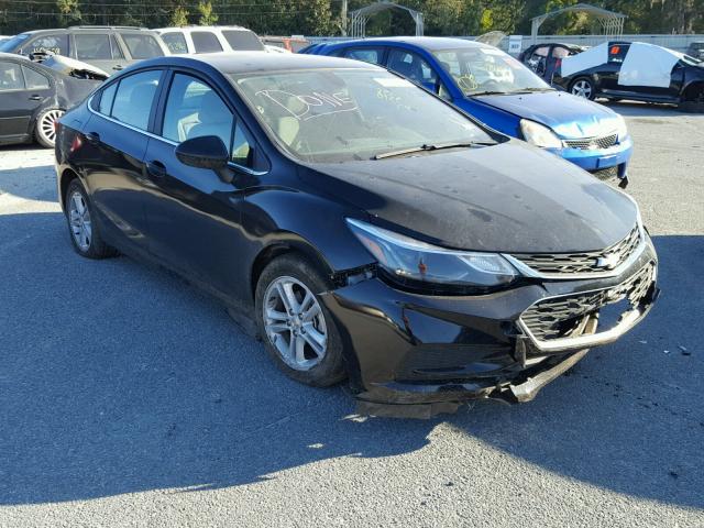 1G1BE5SMXH7109889 - 2017 CHEVROLET CRUZE LT BLACK photo 1